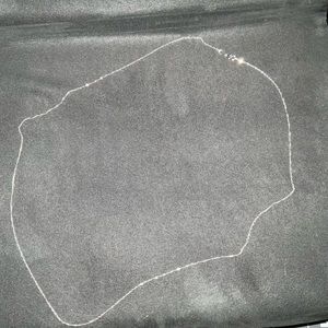 10 KT White Gold Singapore Chain 24” NEW with tags